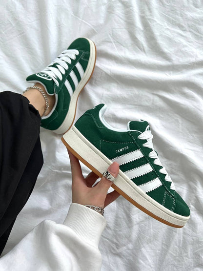 Adidas Campus Dark Green White - oceanhype - 