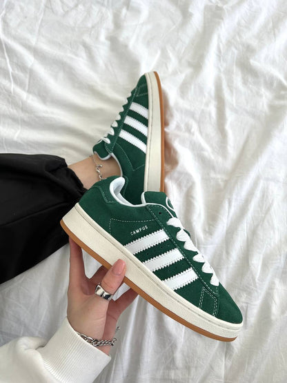 Adidas Campus Dark Green White - oceanhype - 