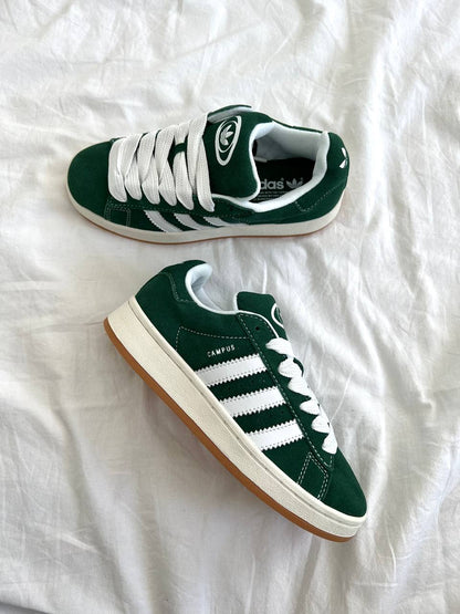 Adidas Campus Dark Green White - oceanhype - 