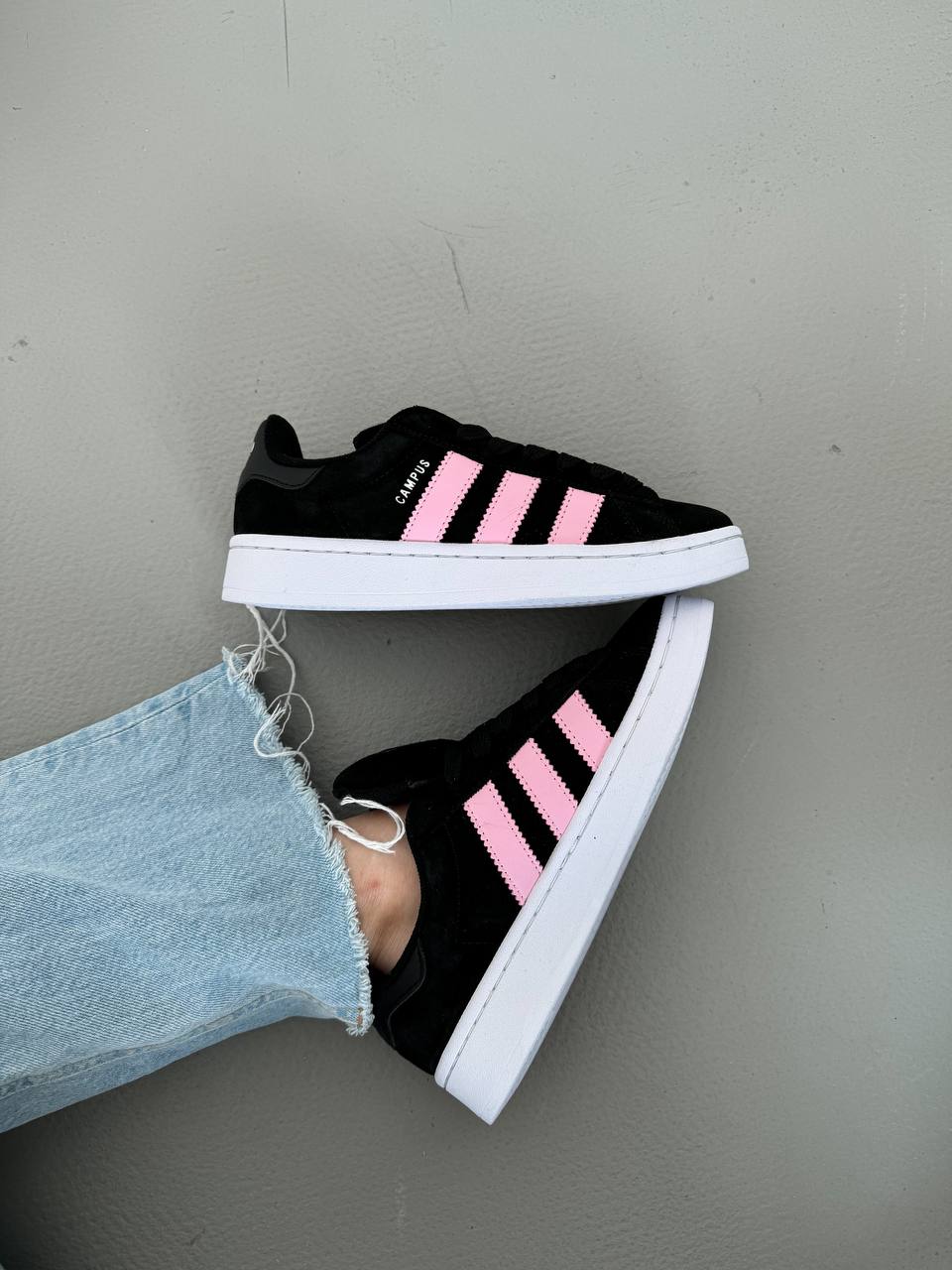 Adidas Campus Black Pink White - oceanhype - 