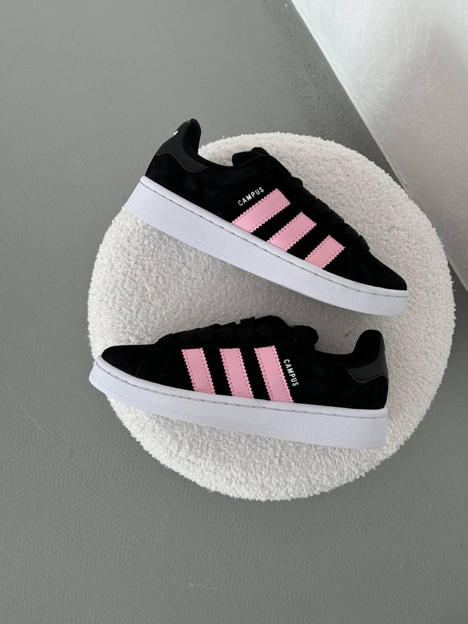 Adidas Campus Black Pink White - oceanhype - 