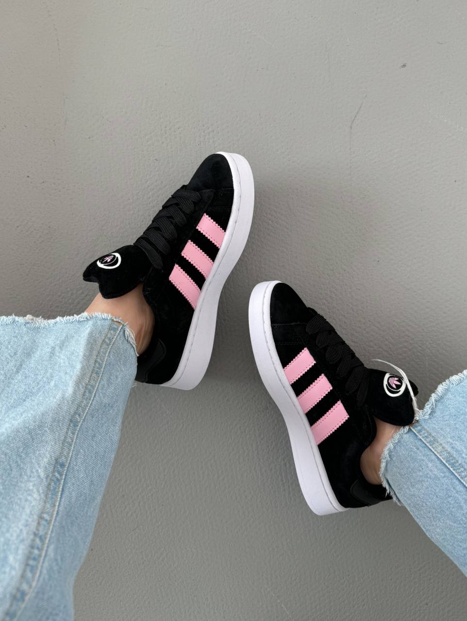 Adidas Campus Black Pink White - oceanhype - 