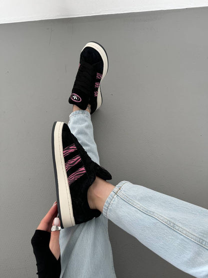 Adidas Campus Black Pink Zebra - oceanhype - 