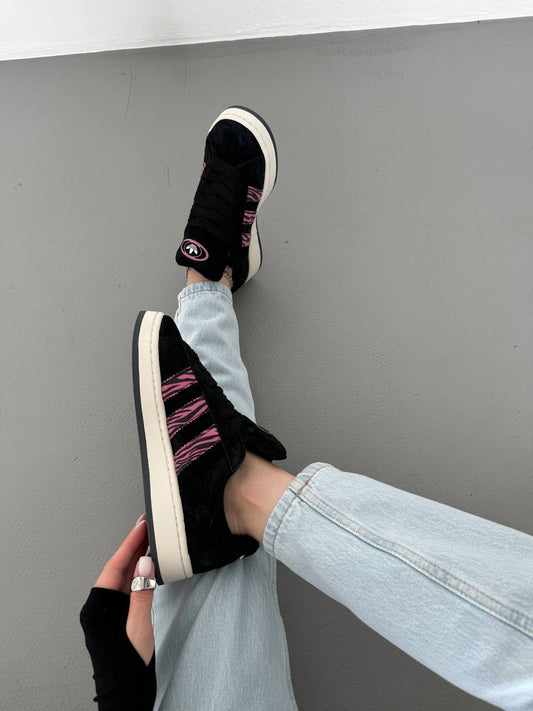 Adidas Campus Black Pink Zebra - oceanhype - 
