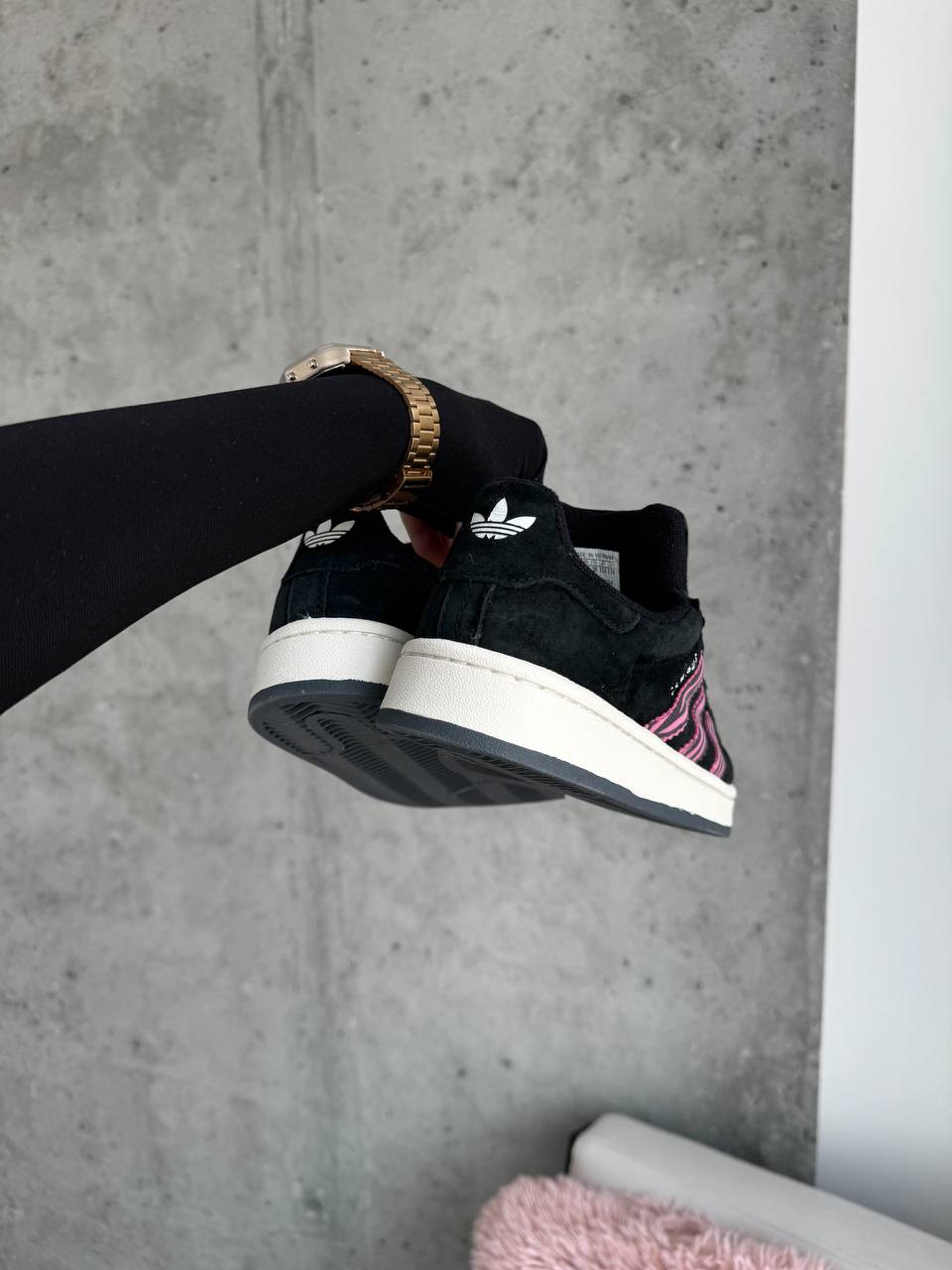 Adidas Campus Black Pink Zebra - oceanhype - 