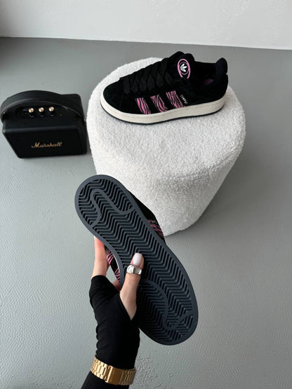 Adidas Campus Black Pink Zebra - oceanhype - 