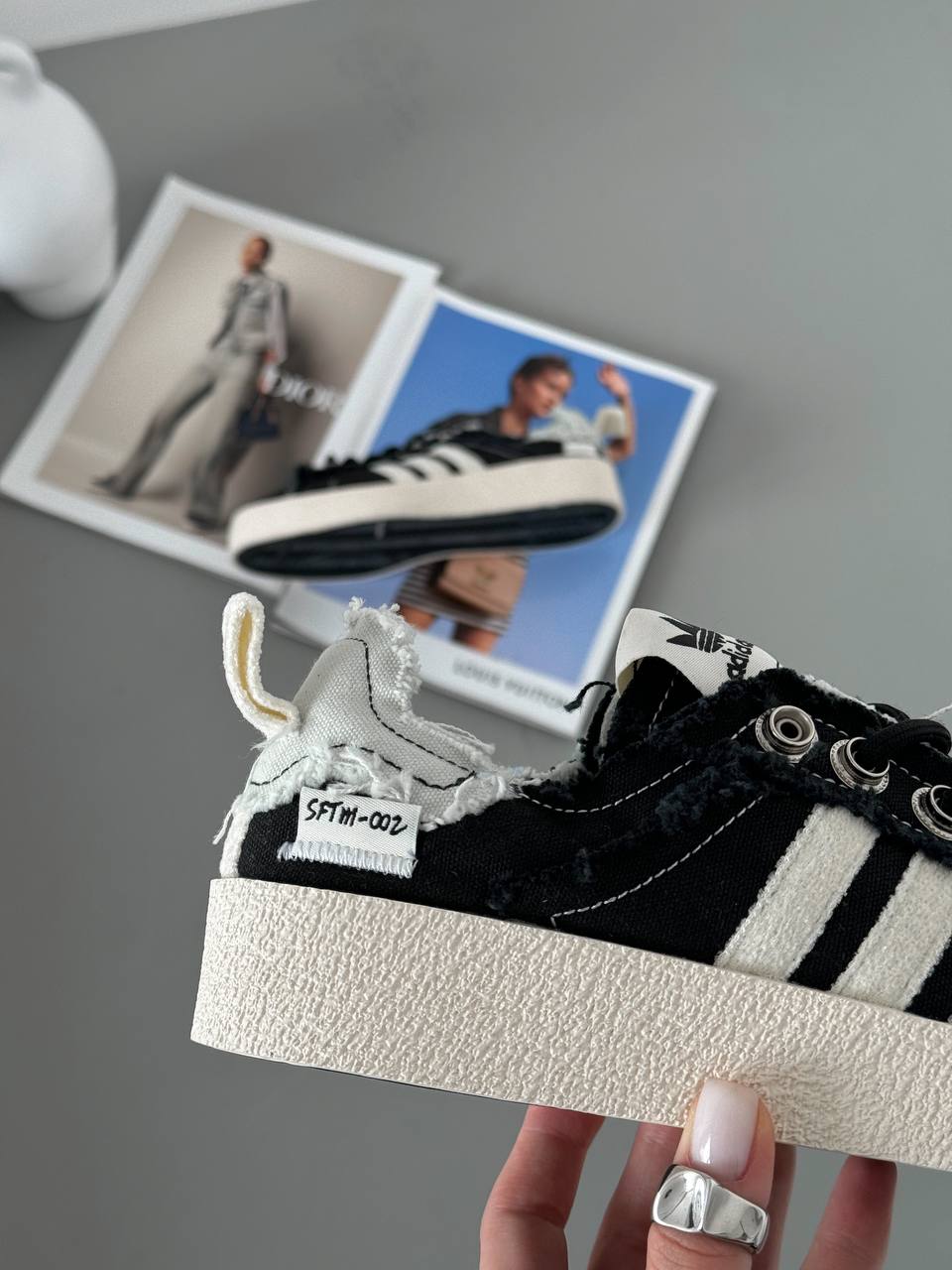 Adidas Campus 80s Black White Green - oceanhype - 