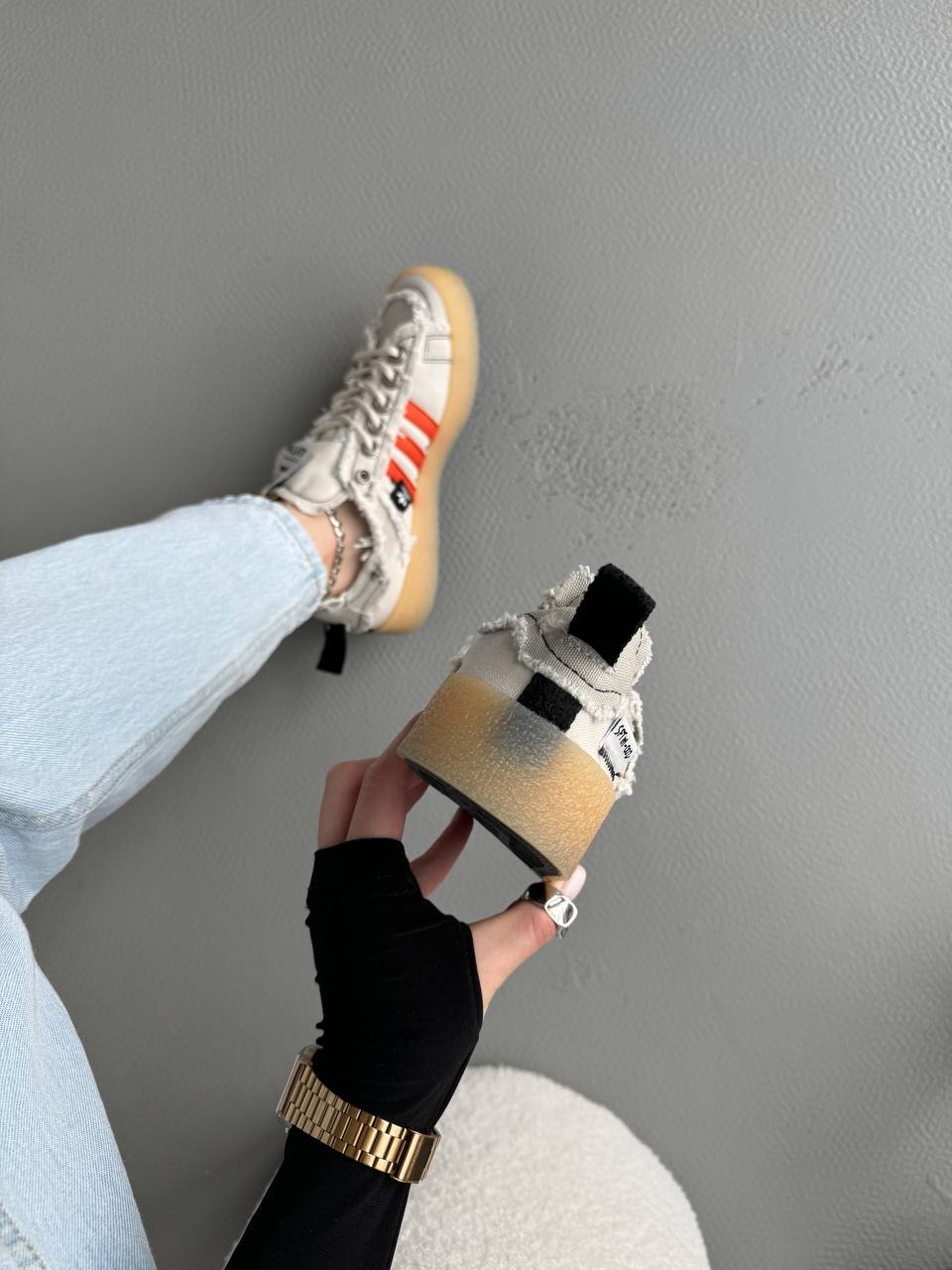 Adidas Campus 80s SFTM Clear Brown Song For The Mute - oceanhype - 