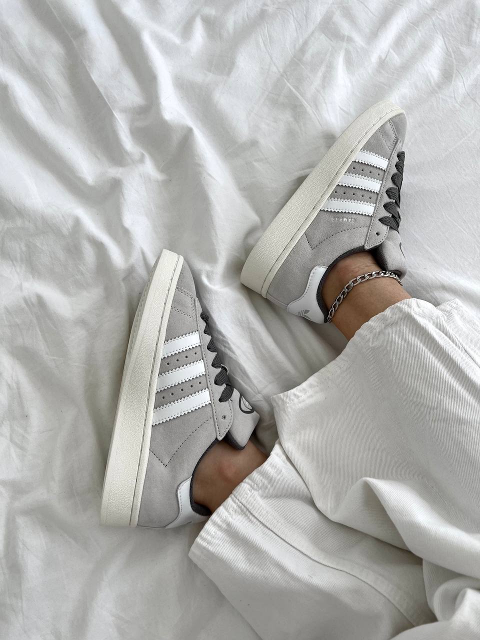 Adidas Campus Grey White - oceanhype - 