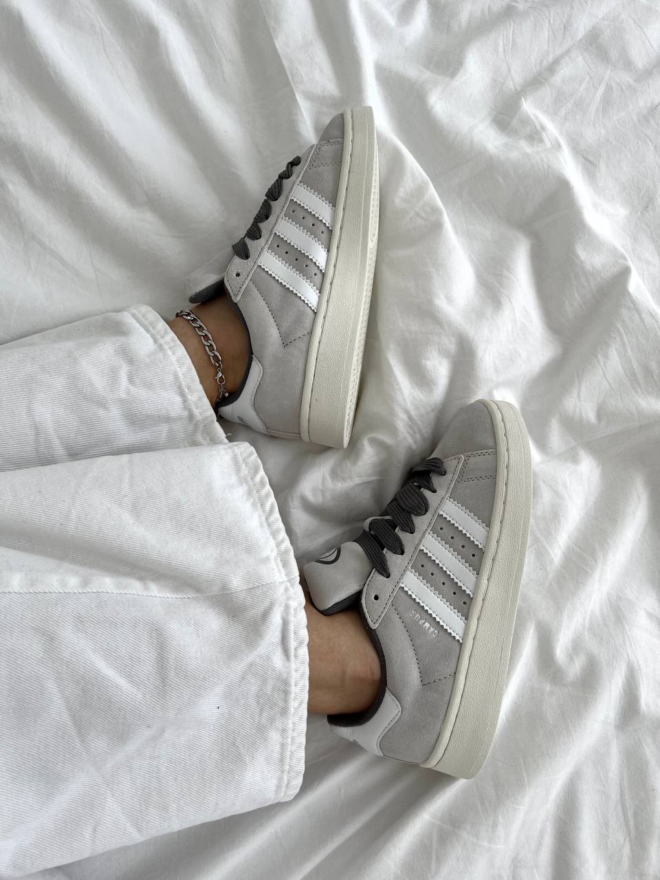 Adidas Campus Grey White - oceanhype - 