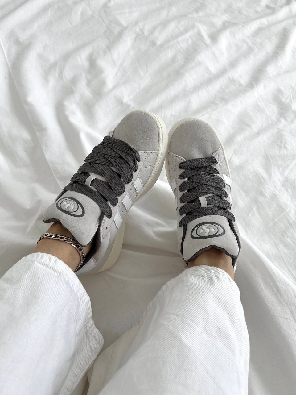 Adidas Campus Grey White - oceanhype - 