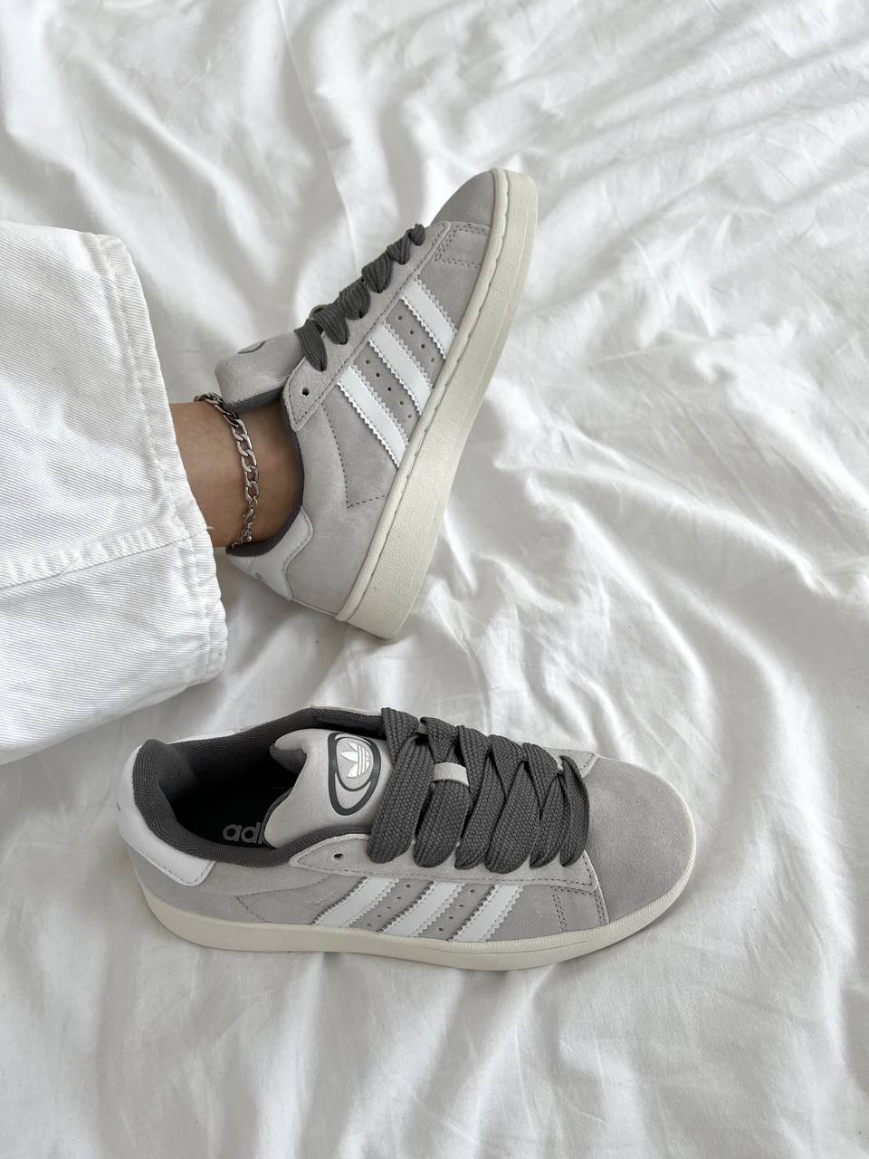 Adidas Campus Grey White - oceanhype - 