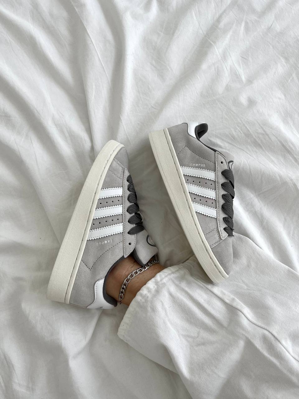 Adidas Campus Grey White - oceanhype - 