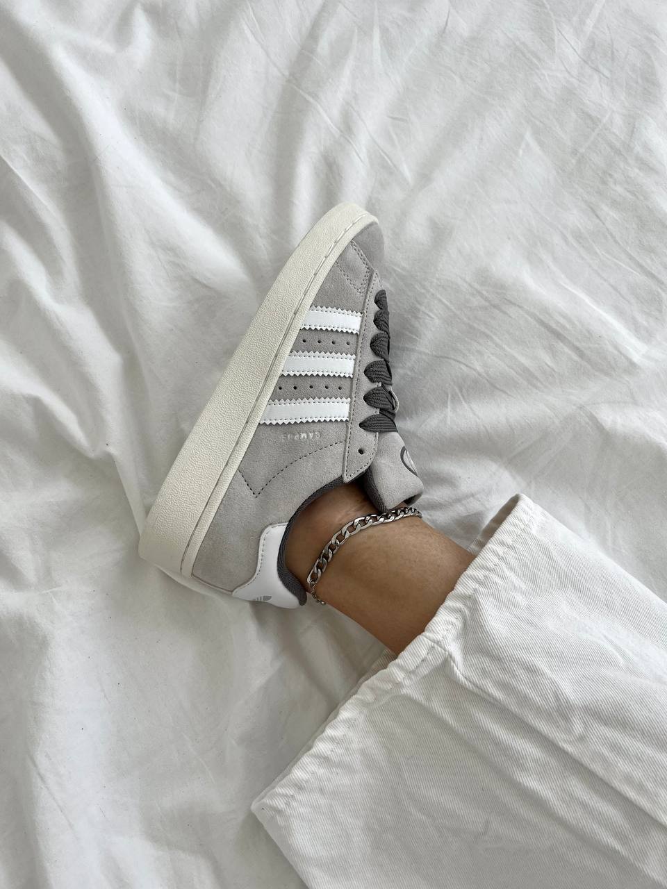 Adidas Campus Grey White - oceanhype - 
