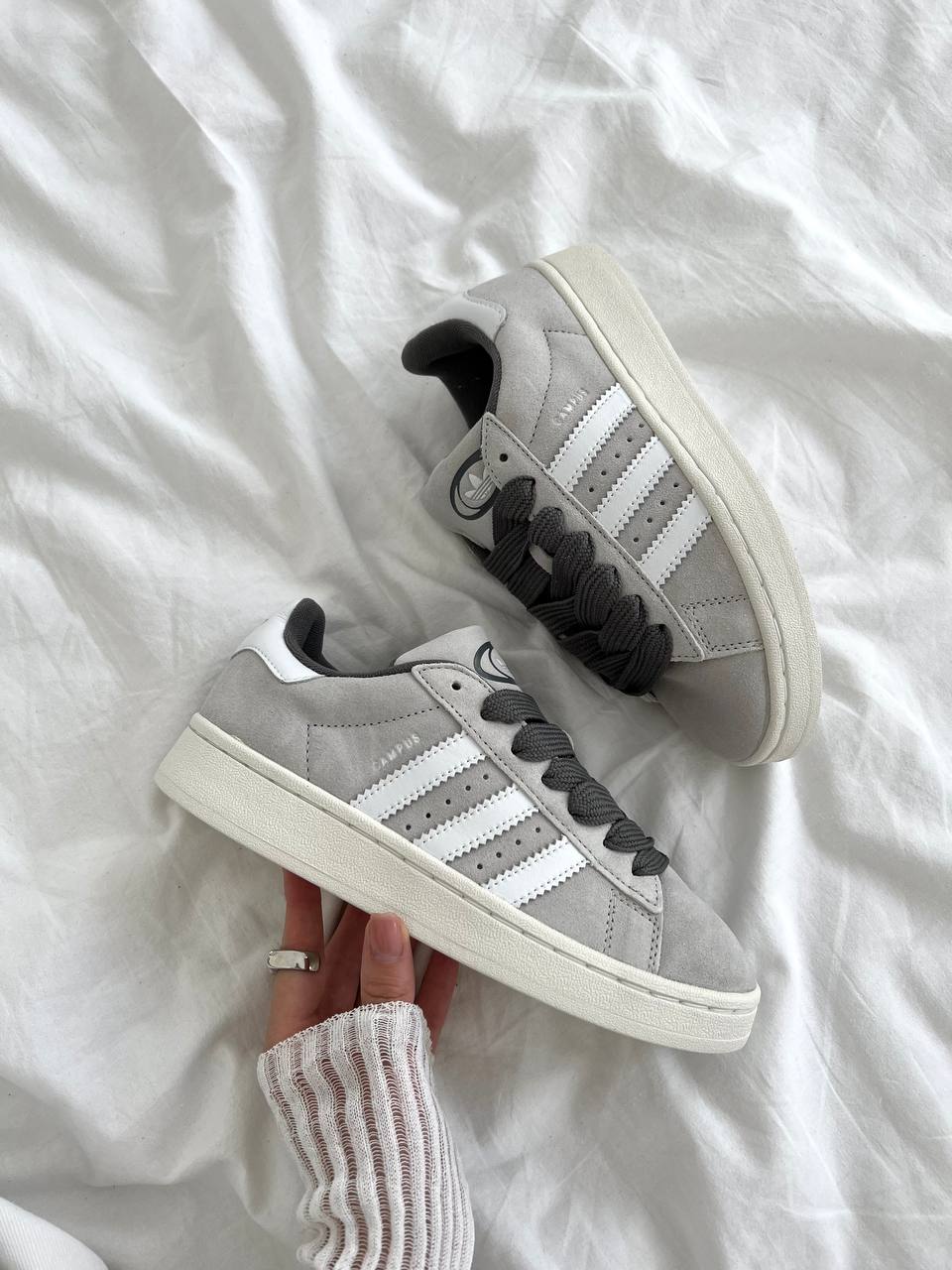 Adidas Campus Grey White - oceanhype - 