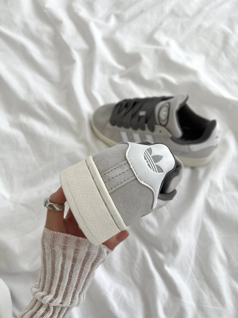 Adidas Campus Grey White - oceanhype - 