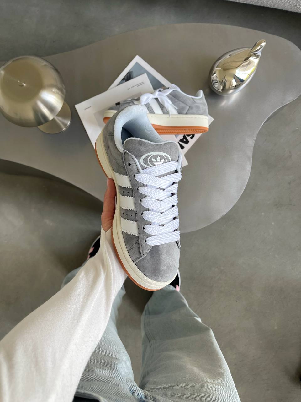 Adidas Campus 00s Grey Gum - oceanhype - 