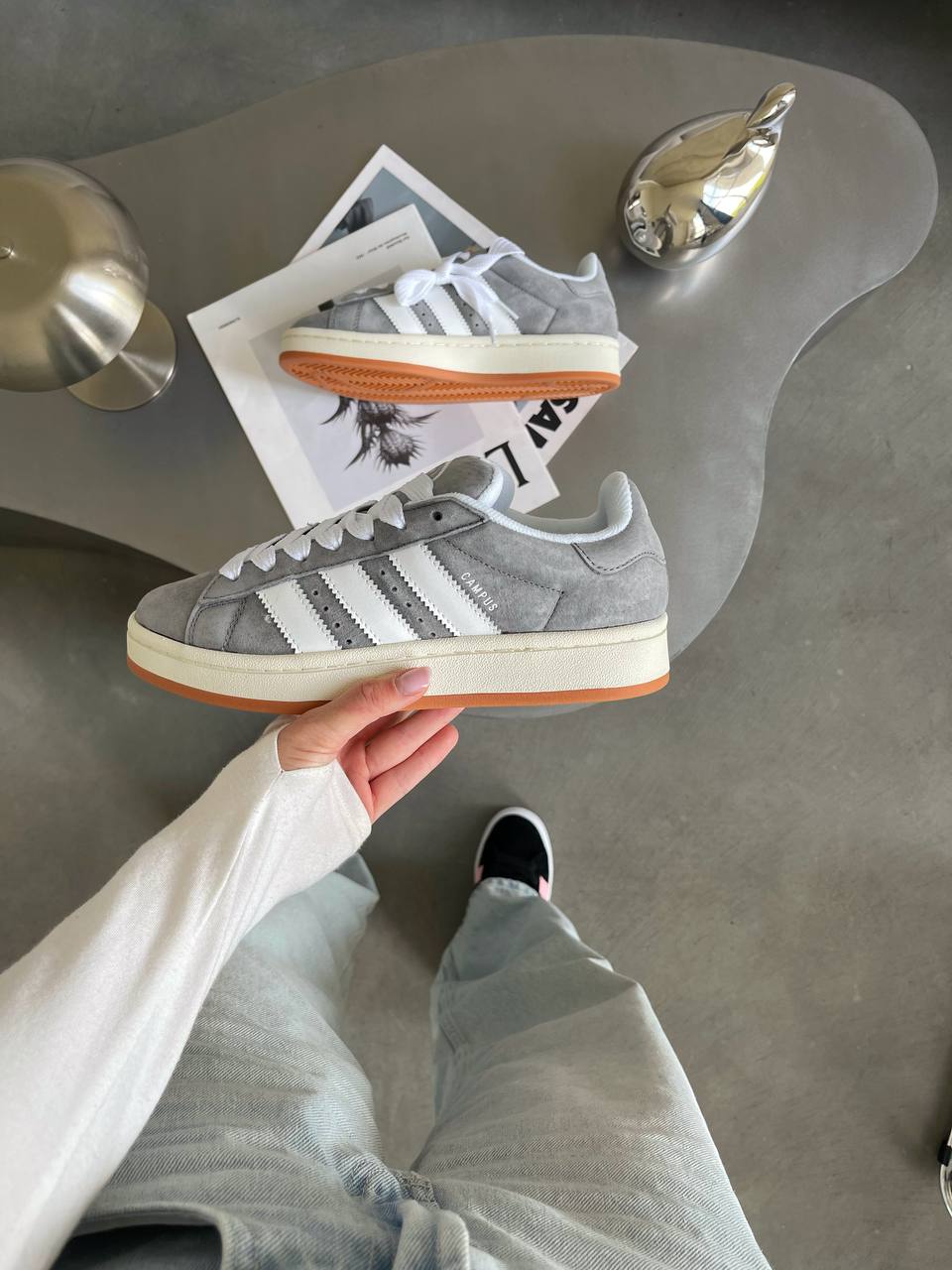 Adidas Campus 00s Grey Gum - oceanhype - 