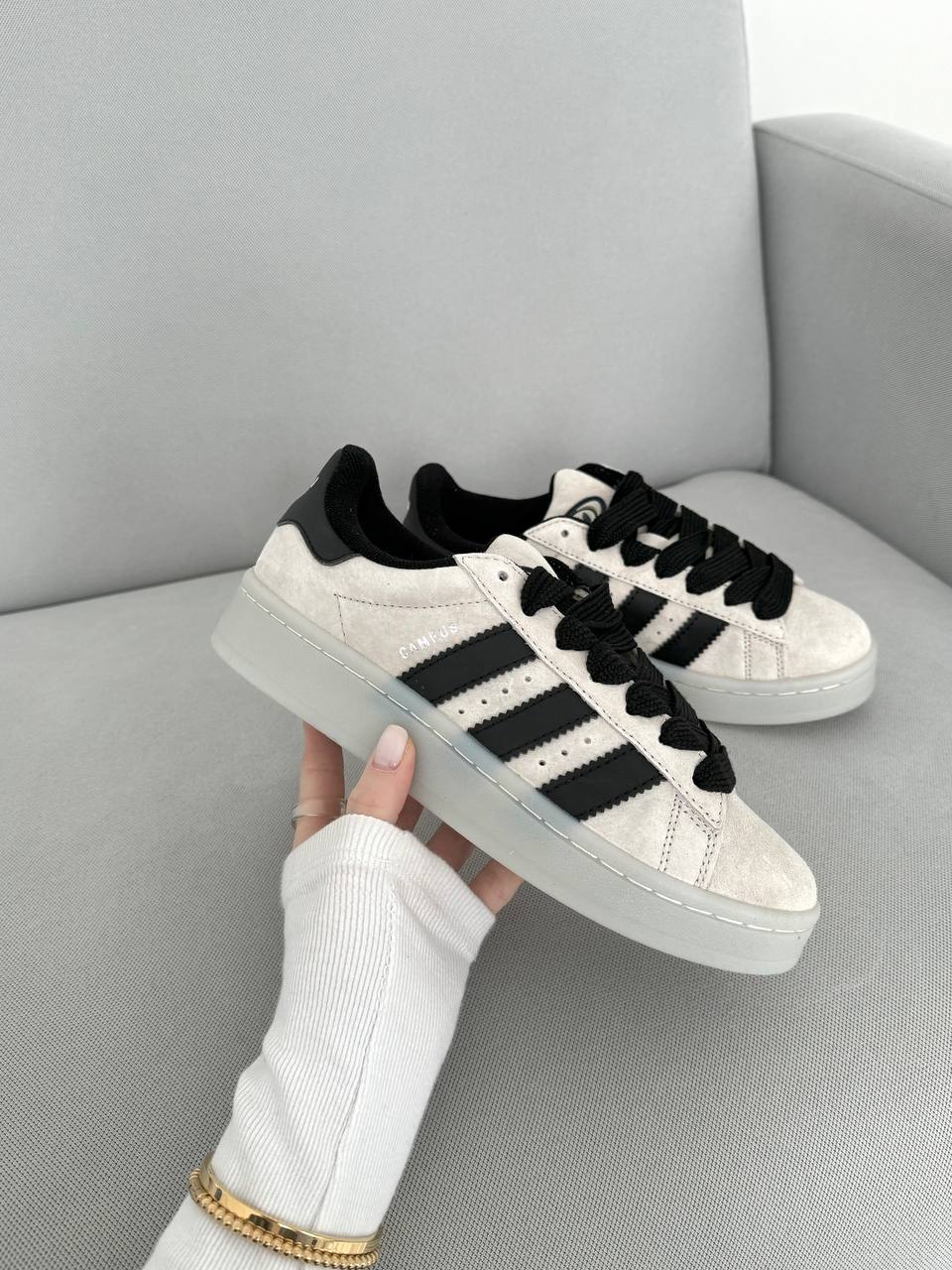 Adidas Campus 00s Beige Black - oceanhype - 