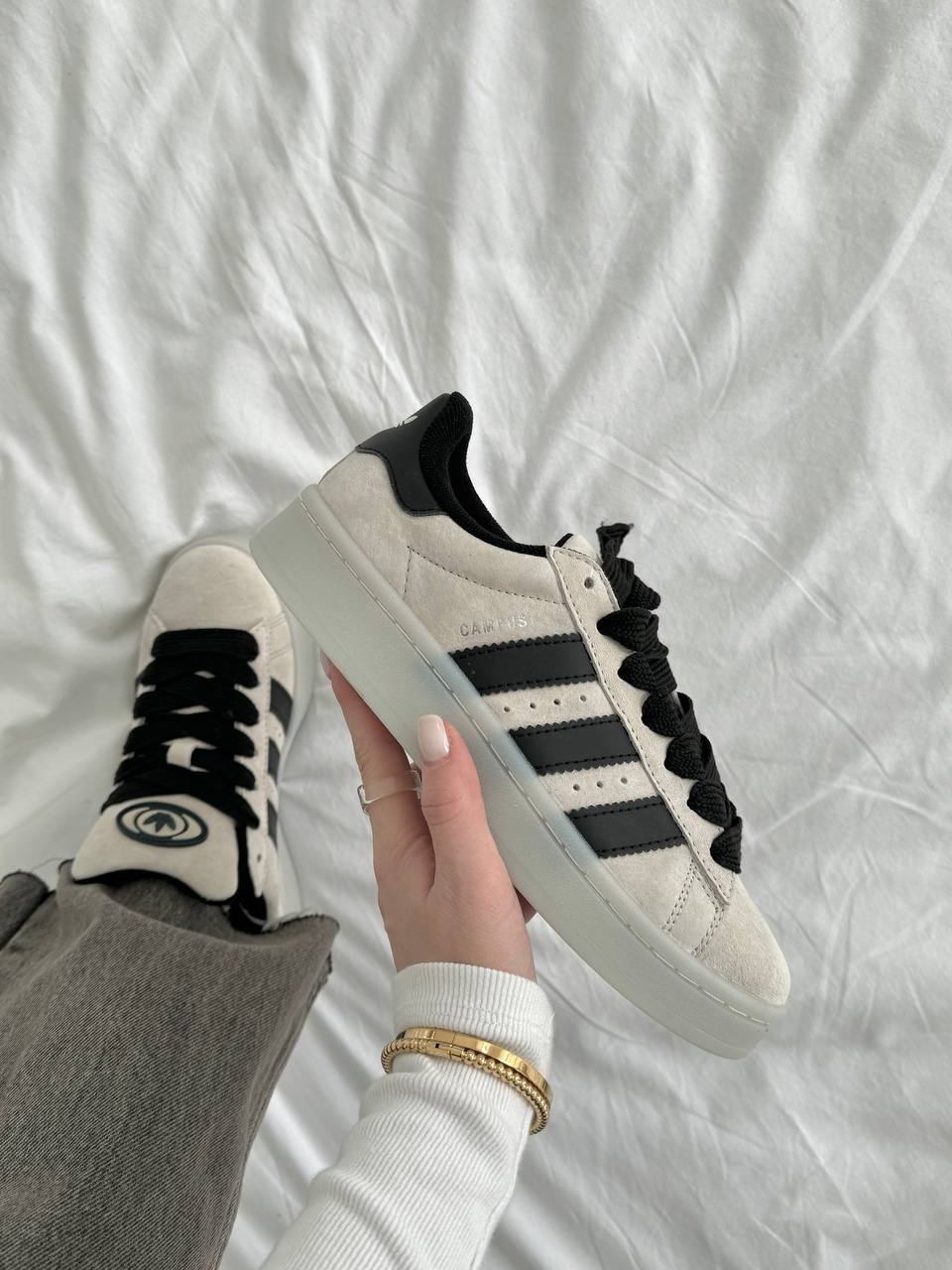 Adidas Campus 00s Beige Black - oceanhype - 