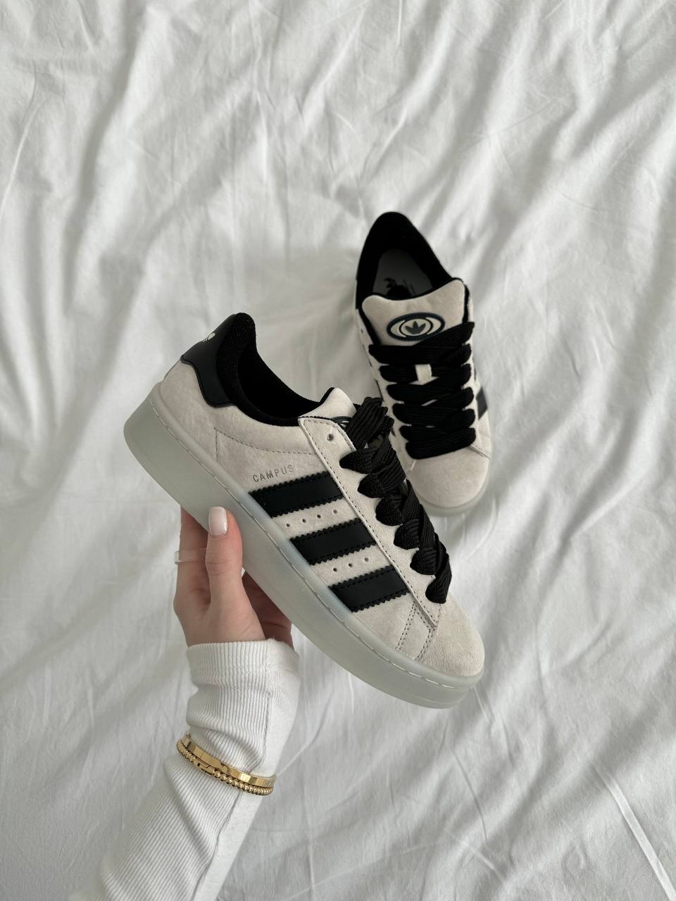 Adidas Campus 00s Beige Black - oceanhype - 