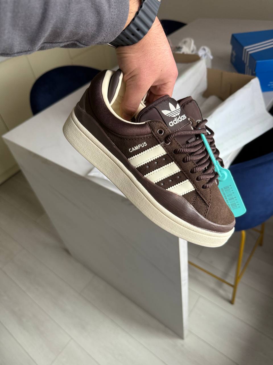 Adidas Campus x Bad Bunny Brown Cream - oceanhype - 