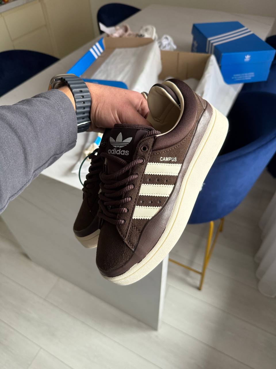 Adidas Campus x Bad Bunny Brown Cream - oceanhype - 