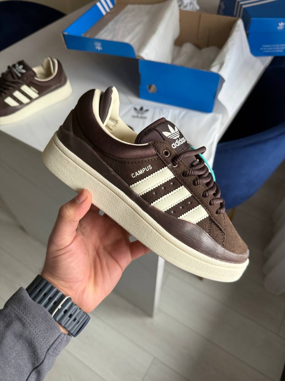 Adidas Campus x Bad Bunny Brown Cream - oceanhype - 