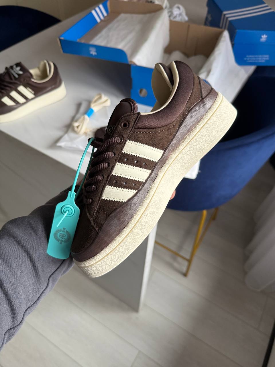 Adidas Campus x Bad Bunny Brown Cream - oceanhype - 