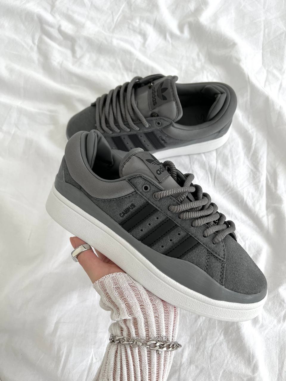 Adidas Campus x Bad Bunny Graphite - oceanhype - 