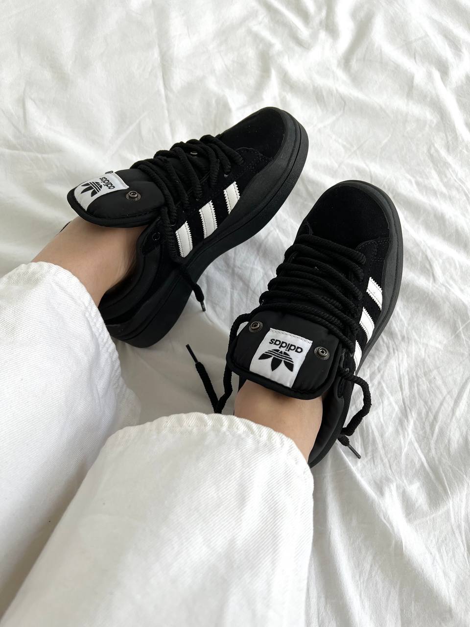 Adidas Campus x Bad Bunny Black White - oceanhype - 