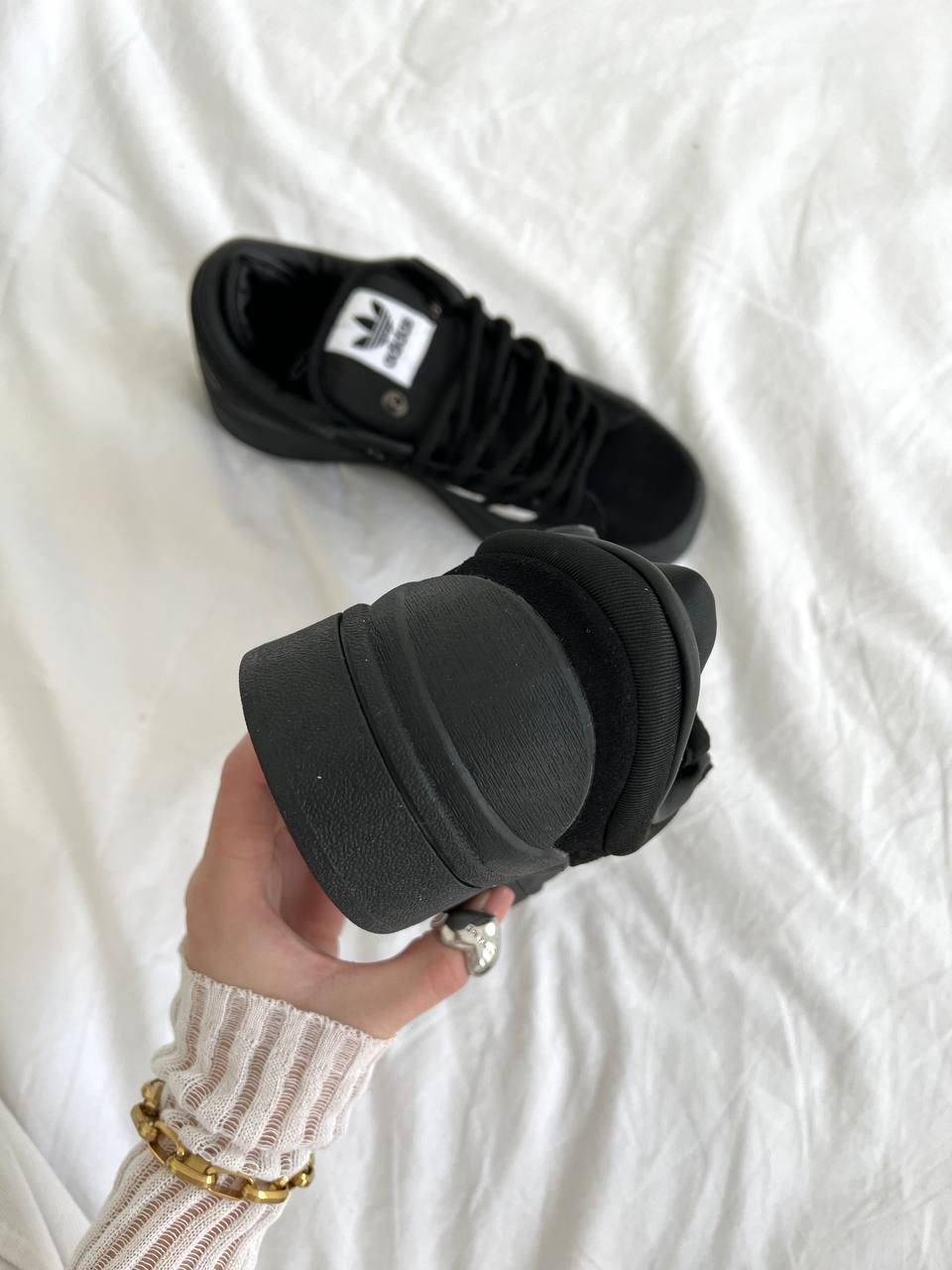 Adidas Campus x Bad Bunny Black White - oceanhype - 