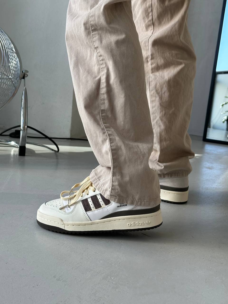 Adidas Forum 84 Low Off White Brown - oceanhype - 