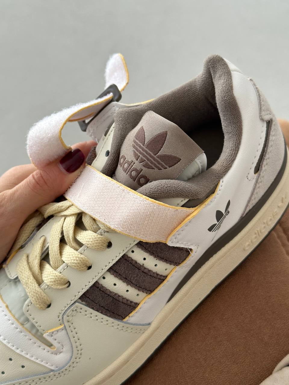 Adidas Forum 84 Low Off White Brown - oceanhype - 