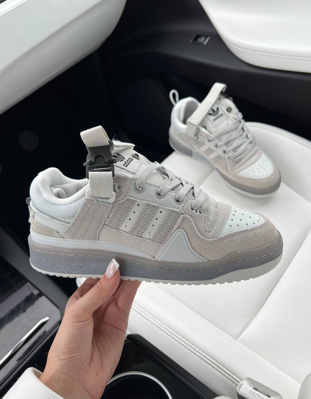 Adidas Forum Low Bad Bunny Light Grey - oceanhype - 