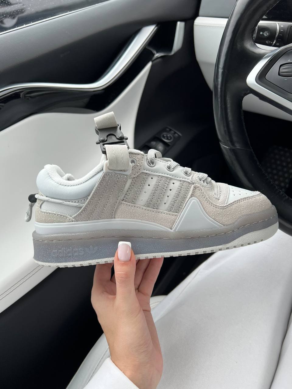 Adidas Forum Low Bad Bunny Light Grey - oceanhype - 