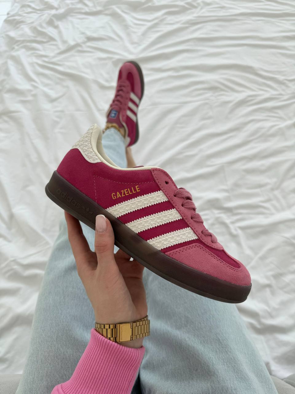 Adidas Gazelle Indoor Almost Pink Gum - oceanhype - 