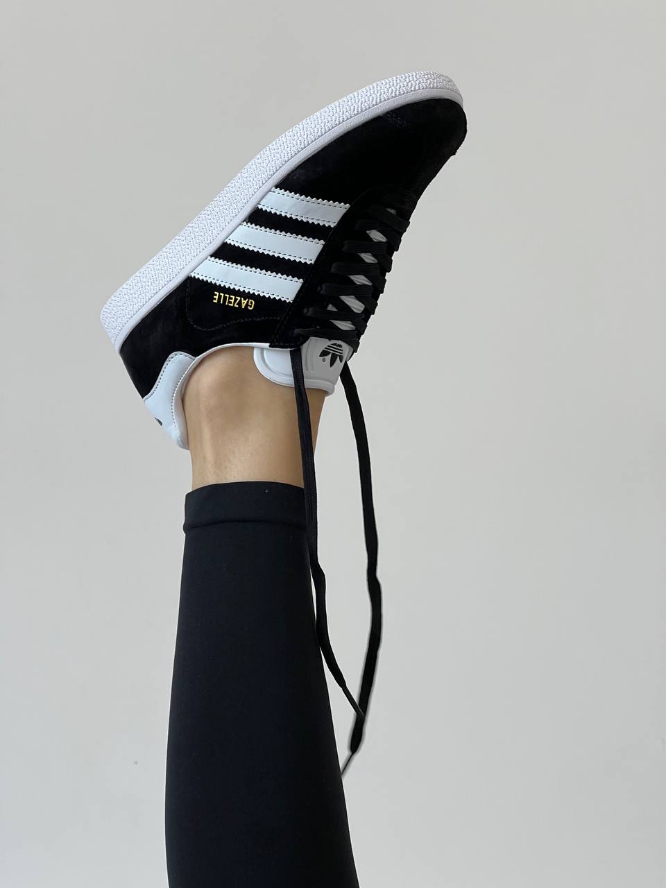 Adidas Gazelle Black White - Gold Metallic - oceanhype - 