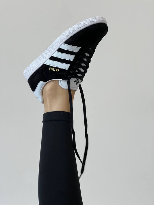 Adidas Gazelle Black White - Gold Metallic - oceanhype - 