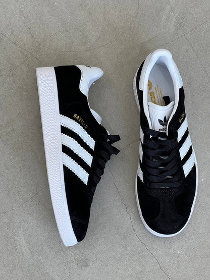 Adidas Gazelle Black White - Gold Metallic - oceanhype - 