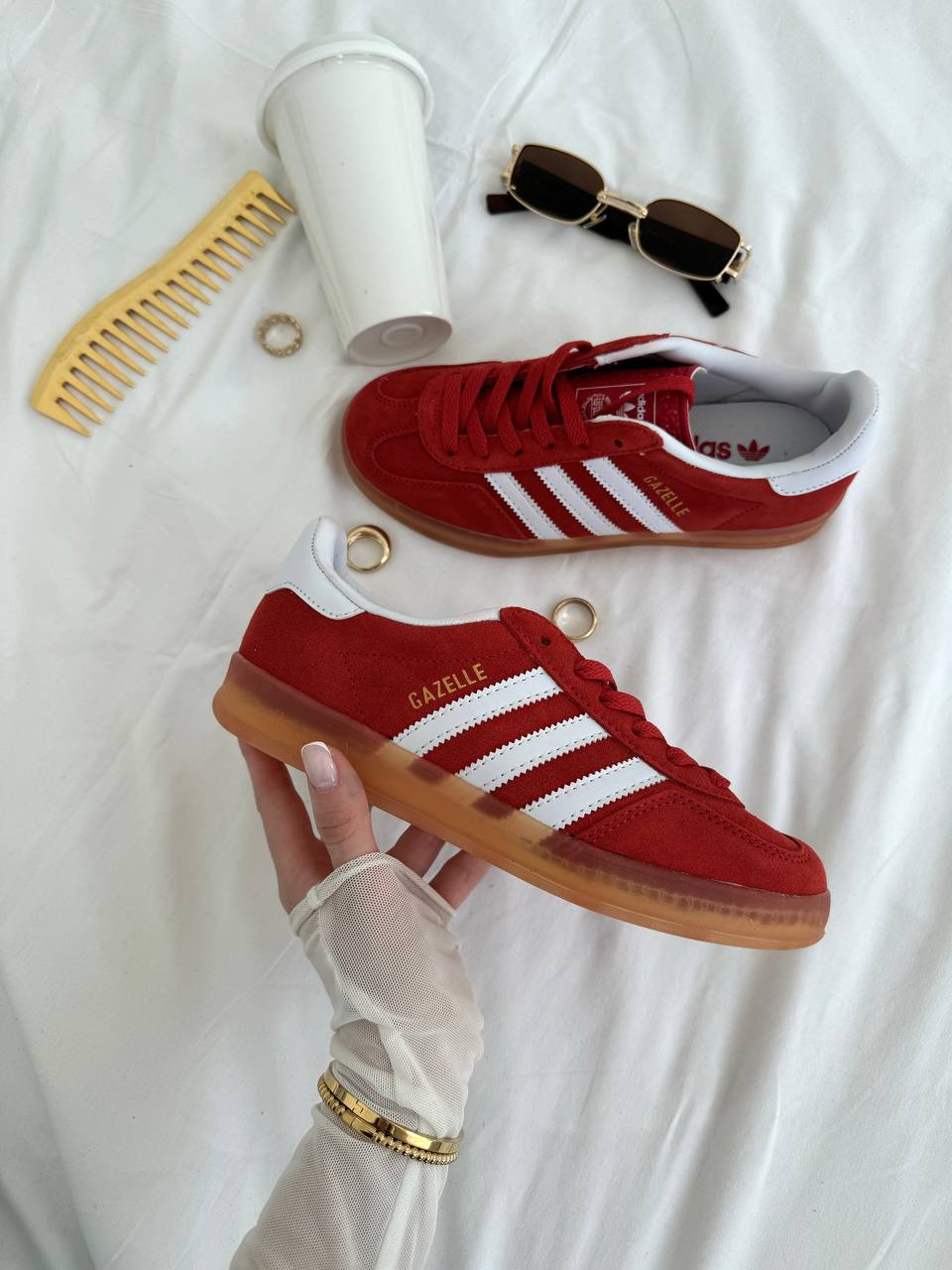 Adidas Gazelle Indoor Better Scarlet Gum - oceanhype - 