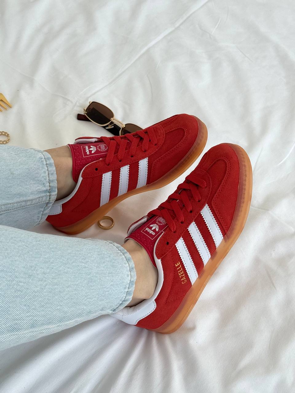 Adidas Gazelle Indoor Better Scarlet Gum - oceanhype - 