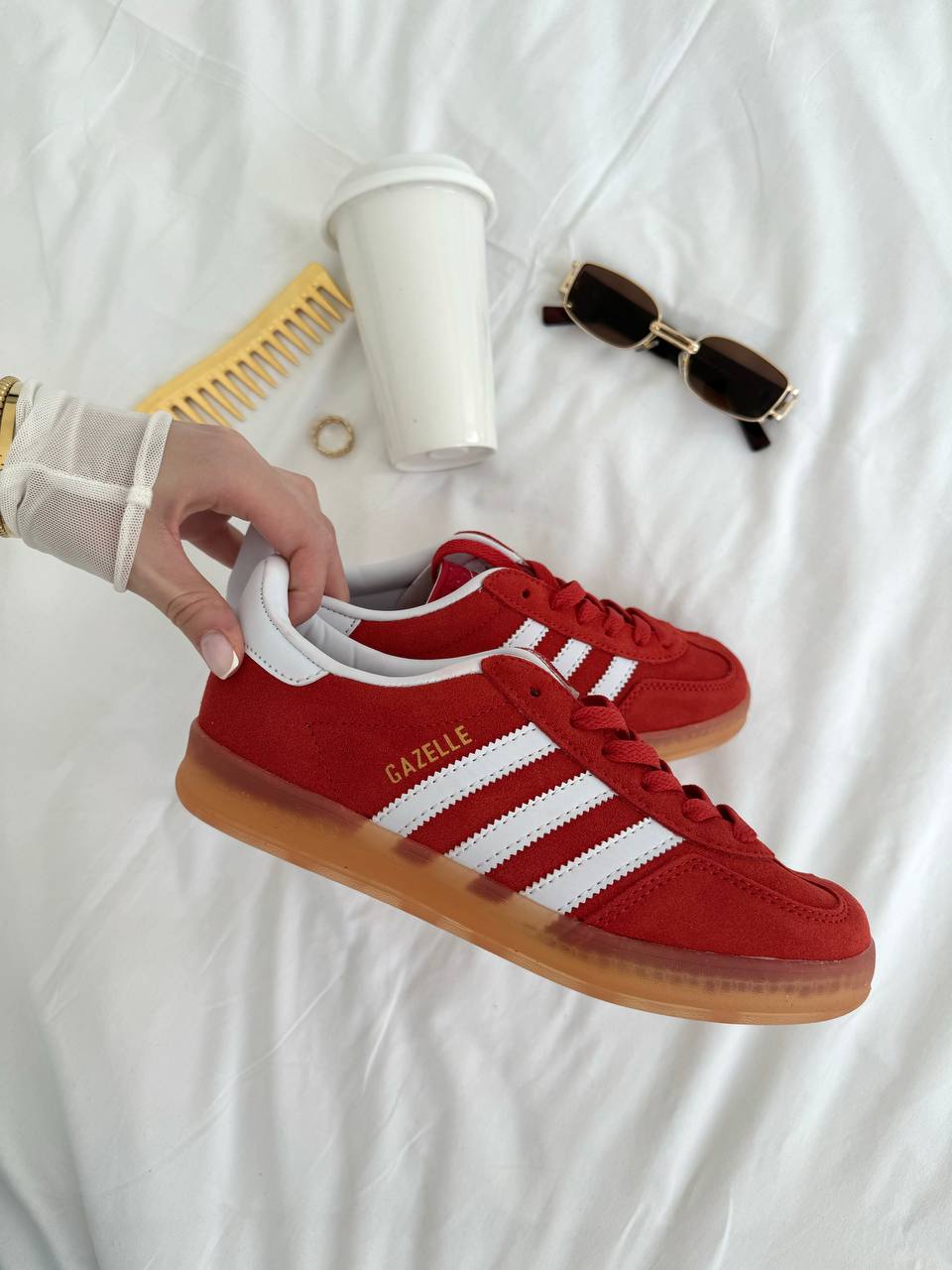 Adidas Gazelle Indoor Better Scarlet Gum - oceanhype - 