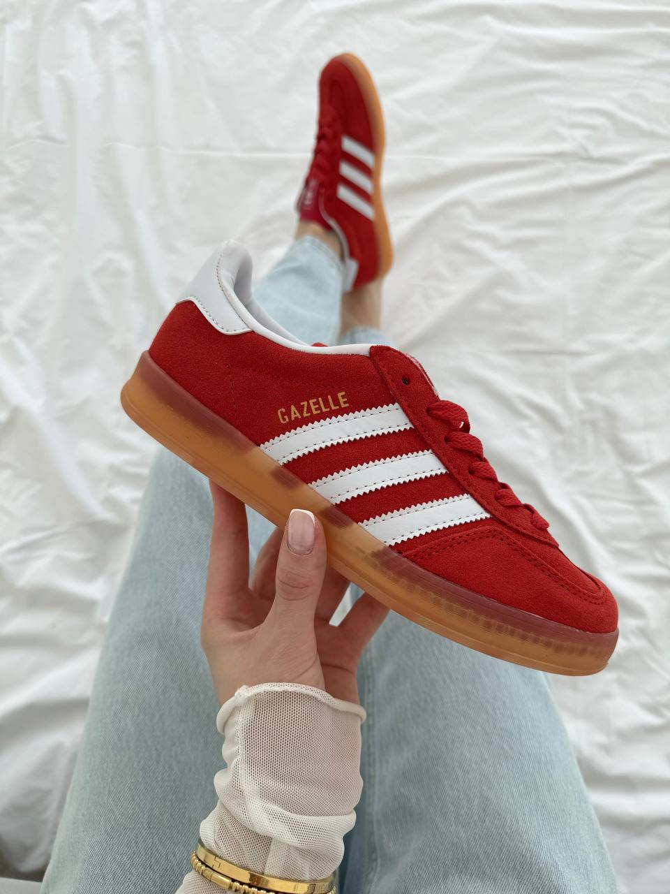 Adidas Gazelle Indoor Better Scarlet Gum - oceanhype - 