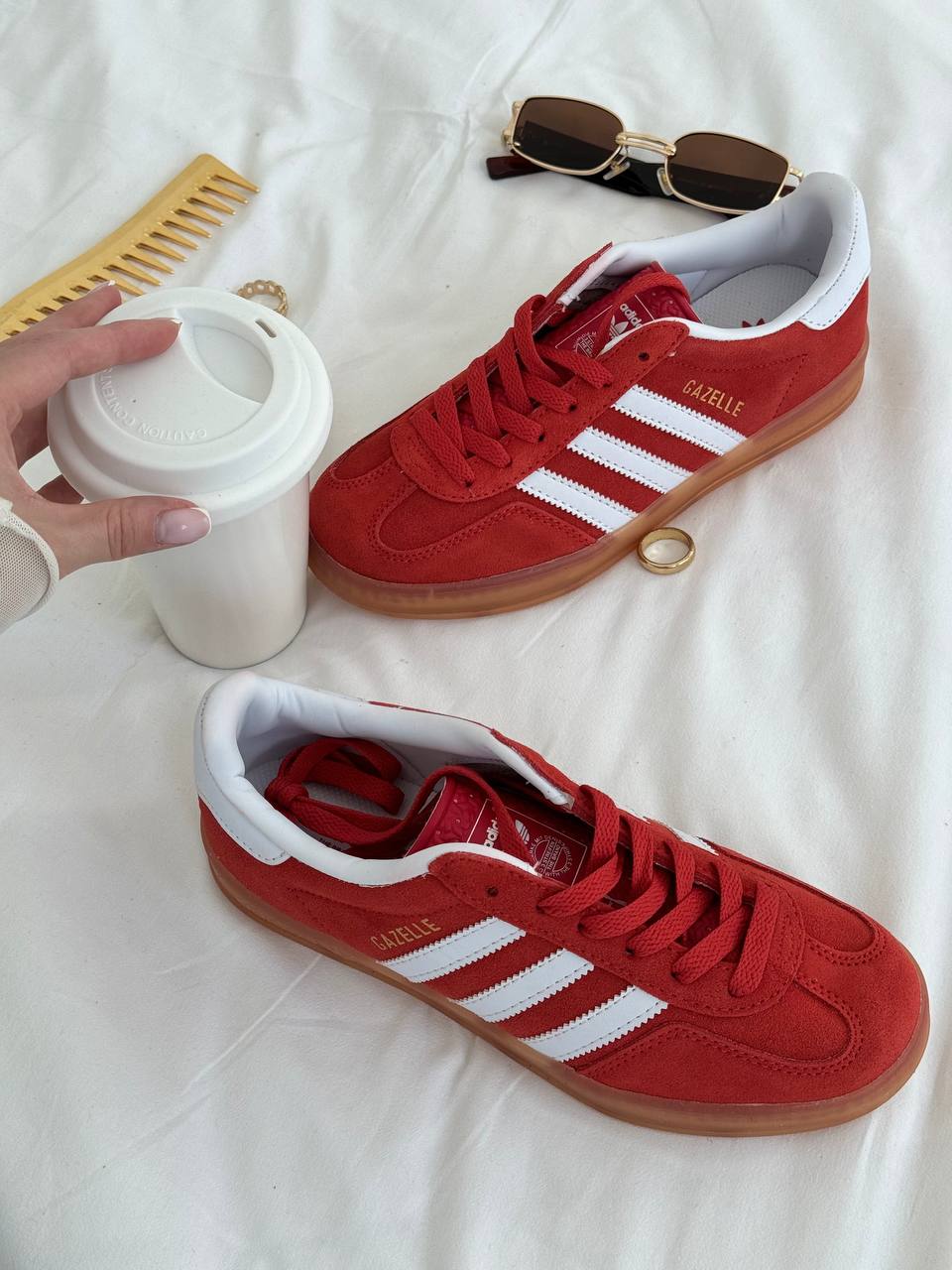 Adidas Gazelle Indoor Better Scarlet Gum - oceanhype - 