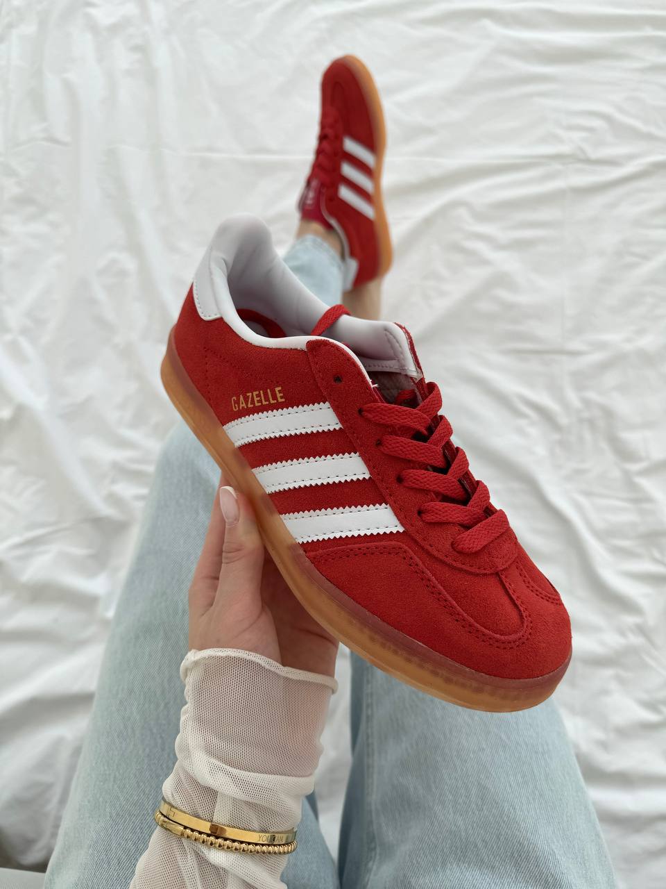 Adidas Gazelle Indoor Better Scarlet Gum - oceanhype - 