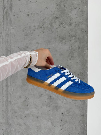 Adidas Gazelle Indoor Blue Fusion Gum - oceanhype - 