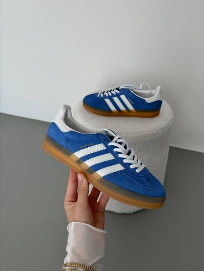 Adidas Gazelle Indoor Blue Fusion Gum - oceanhype - 