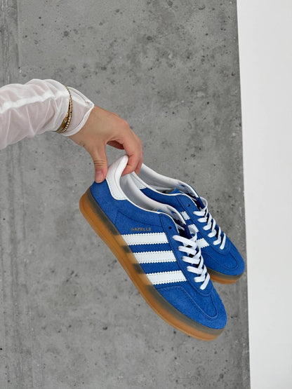 Adidas Gazelle Indoor Blue Fusion Gum - oceanhype - 