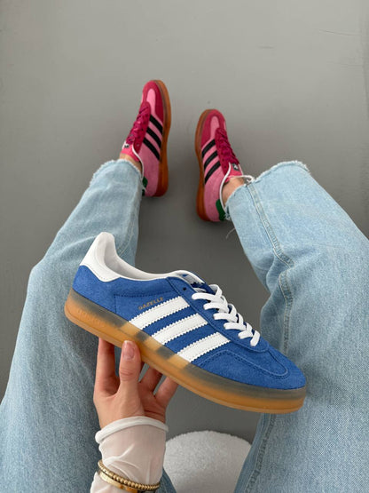 Adidas Gazelle Indoor Blue Fusion Gum - oceanhype - 